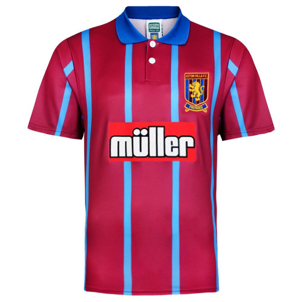 Score Draw SD Aston Villa Retro Home Shirt94 Adults