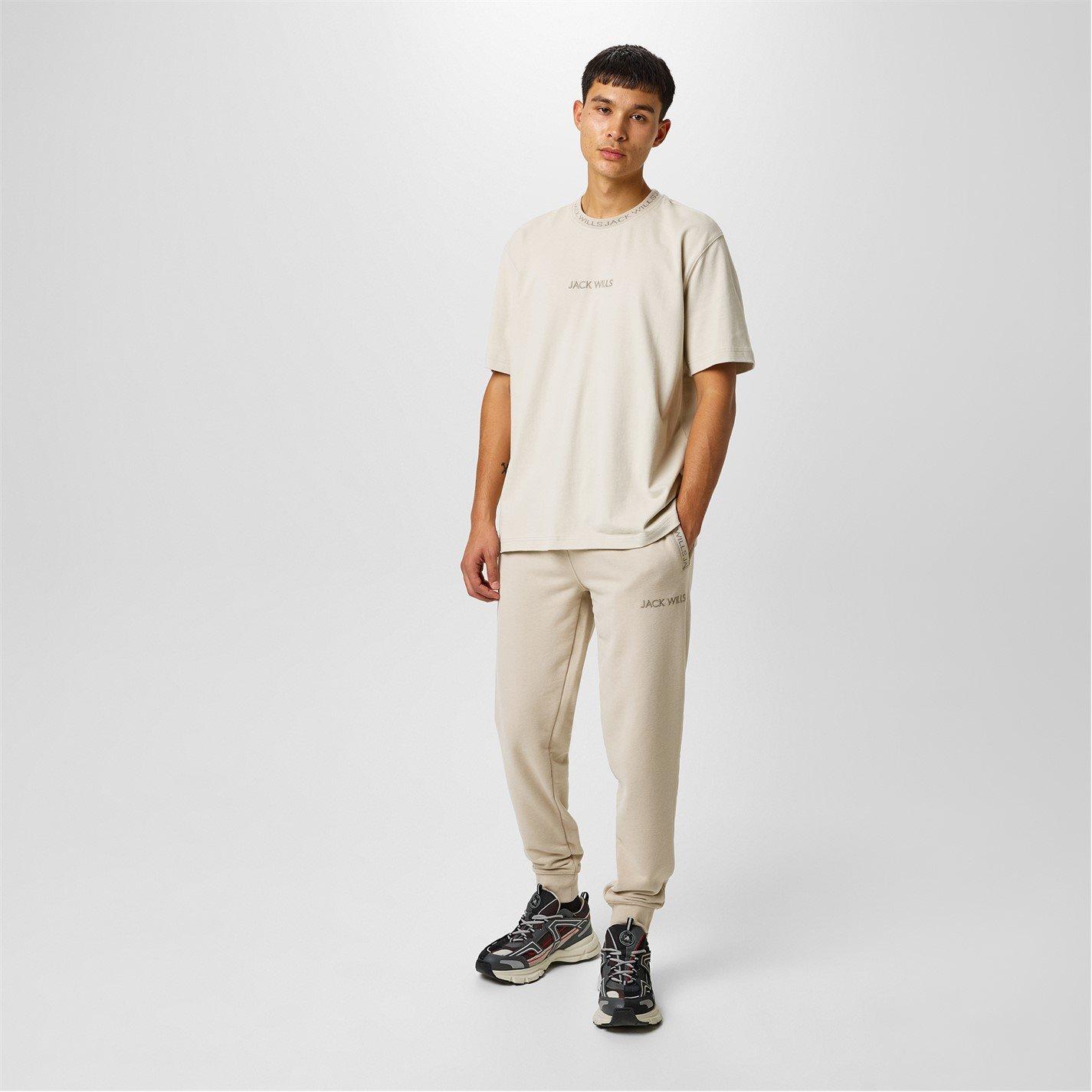 Jack Wills JW Jacquard Logo Joggers