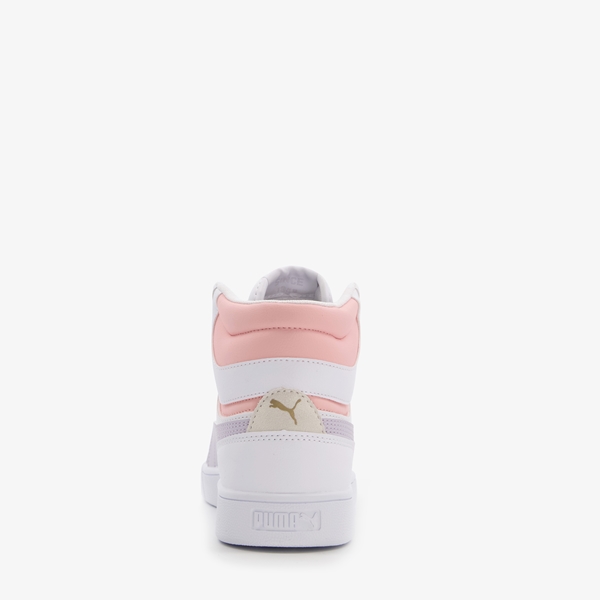 Puma Shuffle Mid hoge dames sneakers wit