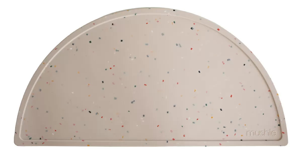 Mushie Silikone Dækkeserviet Vanilla Confetti - 1 stk.