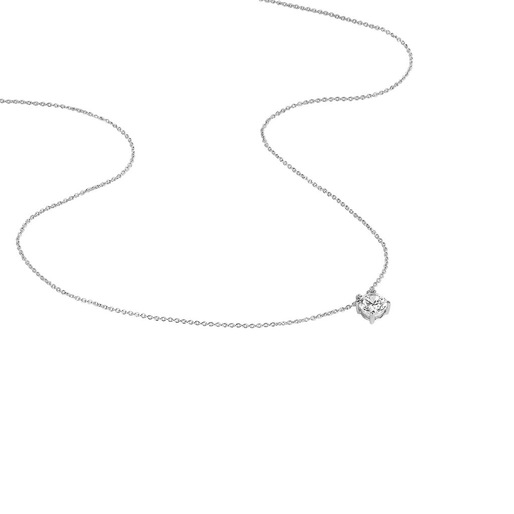 Collier Solitaire Argent Lylwenn