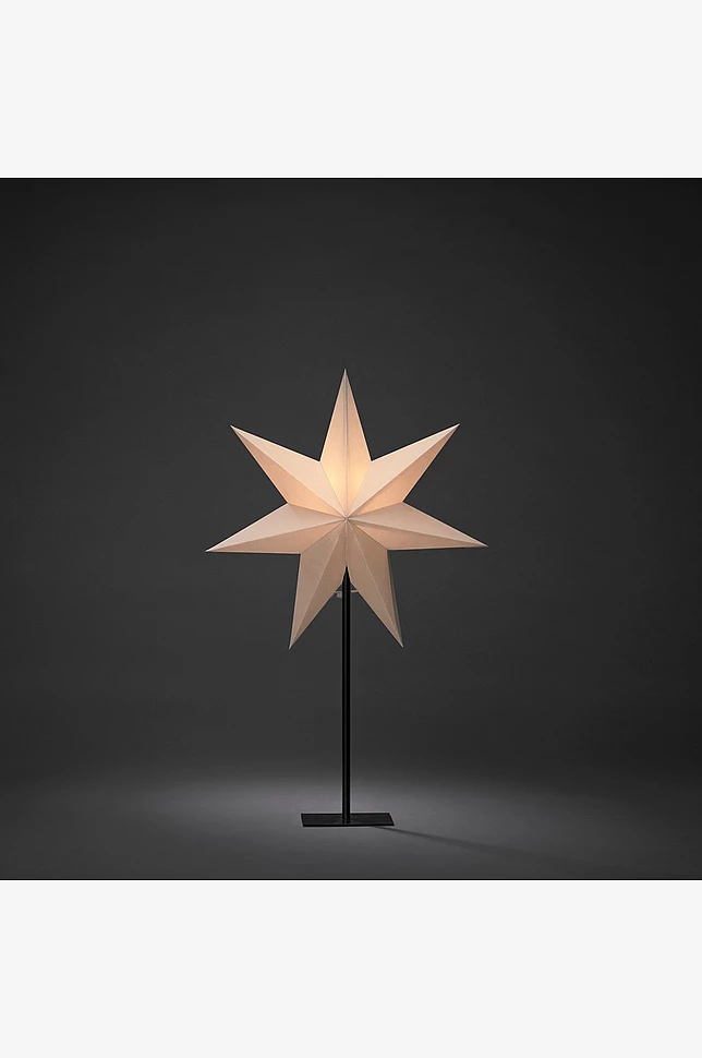 Papirstjerne metallfot høyde 65 cm