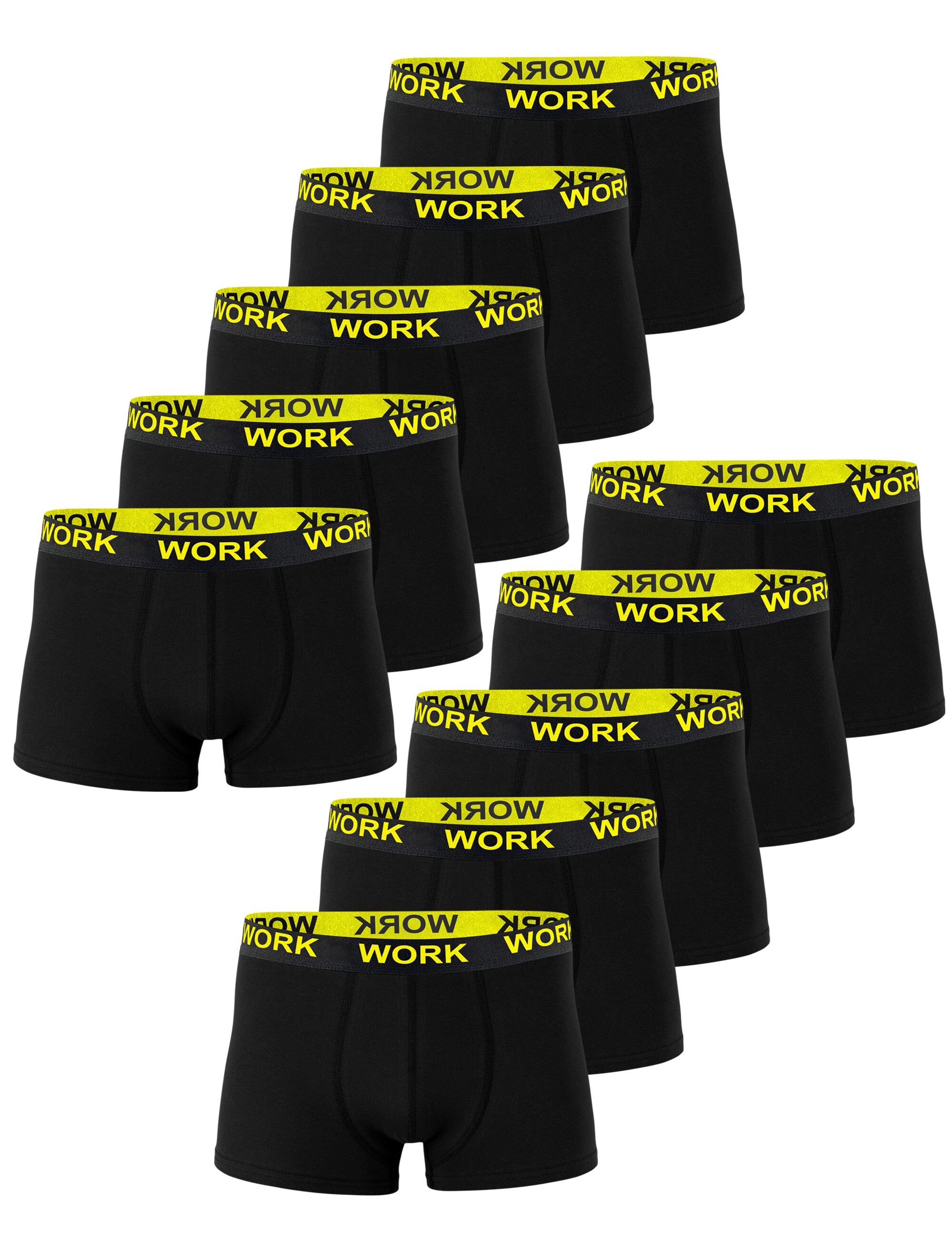 Cotton Prime® 10er Pack Boxershorts Hipster WORK