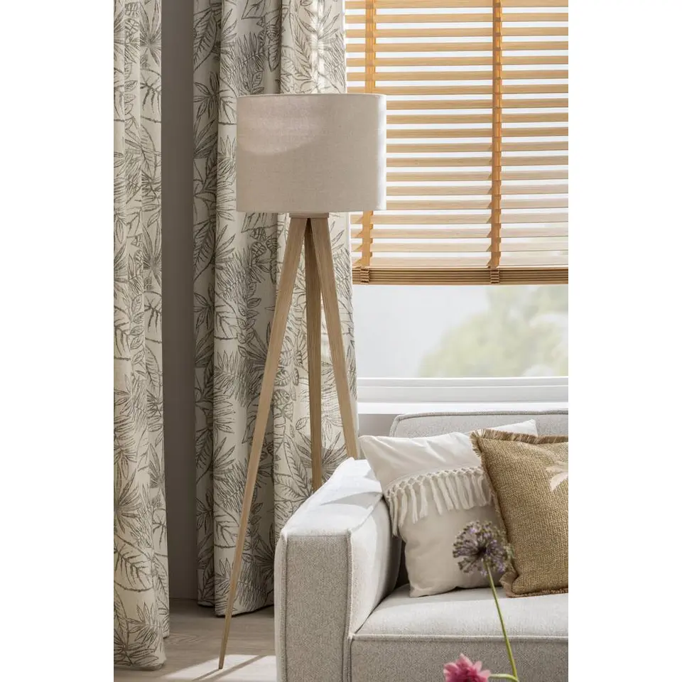 Vloerlamp Gaia - naturel - Ø50x150 cm