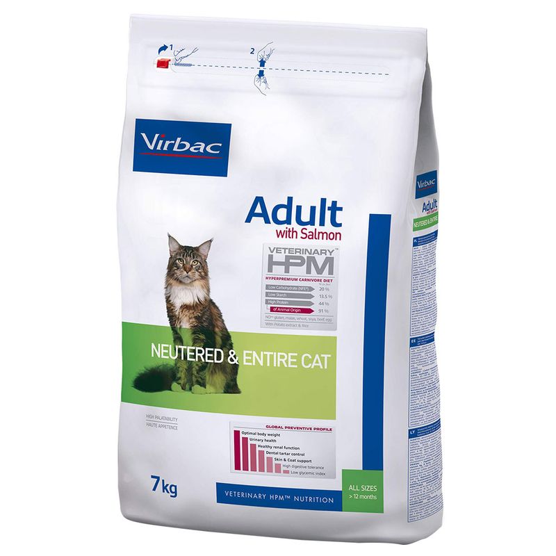 Virbac Veterinary HPM Cat Adult saumon