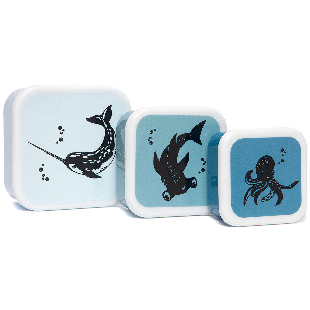 Petit monkey snackdoosjes sea animals - 3st
