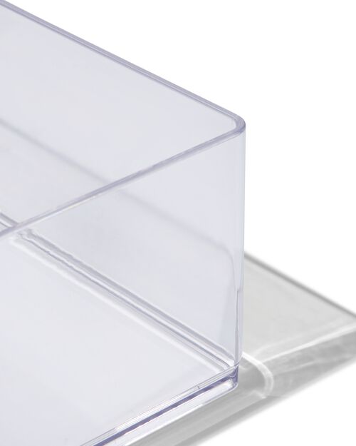 2 petits bacs transparents M