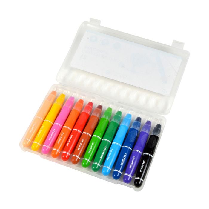 BOITE 12 CRAYONS CIRE ULTRA DOUX