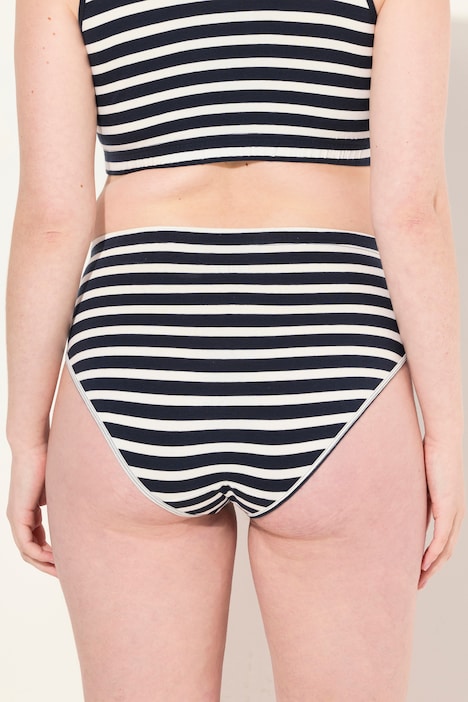 Slips, 2er-Pack, uni/Ringel, Biobaumwolle