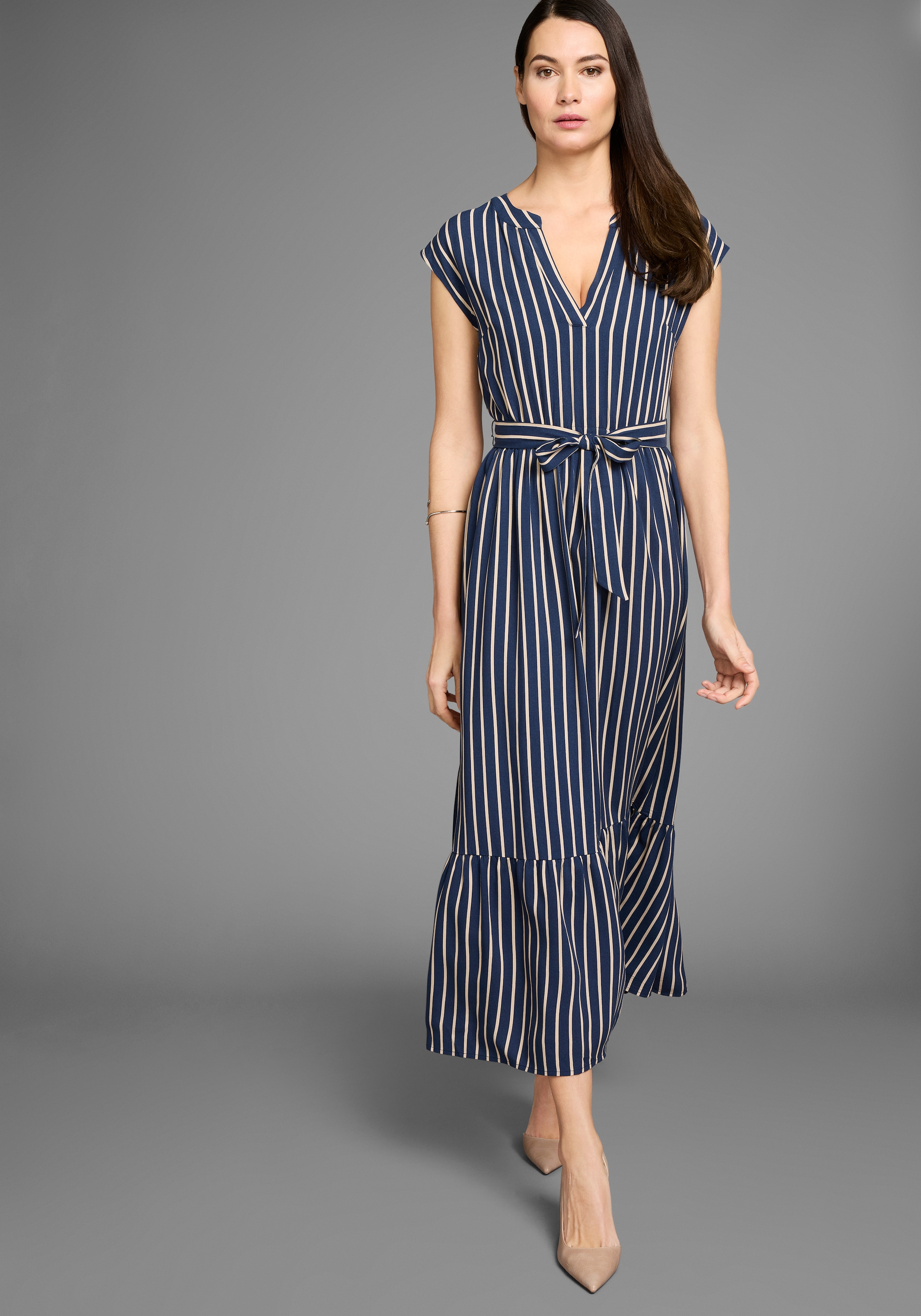 HECHTER PARIS Midikleid mit Bindeband