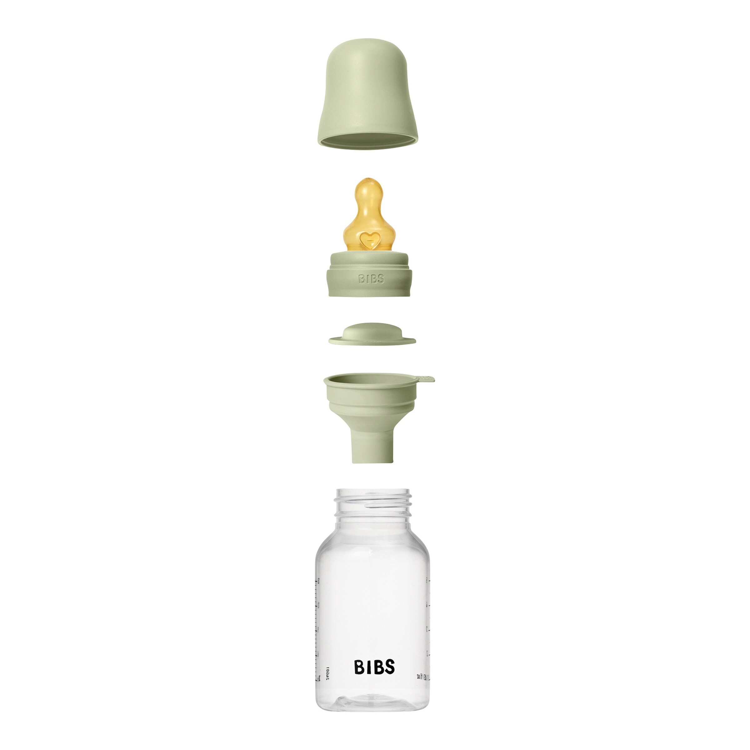 BIBS Babyflasche aus Kunststoff, 150 ml, ab 0M sage