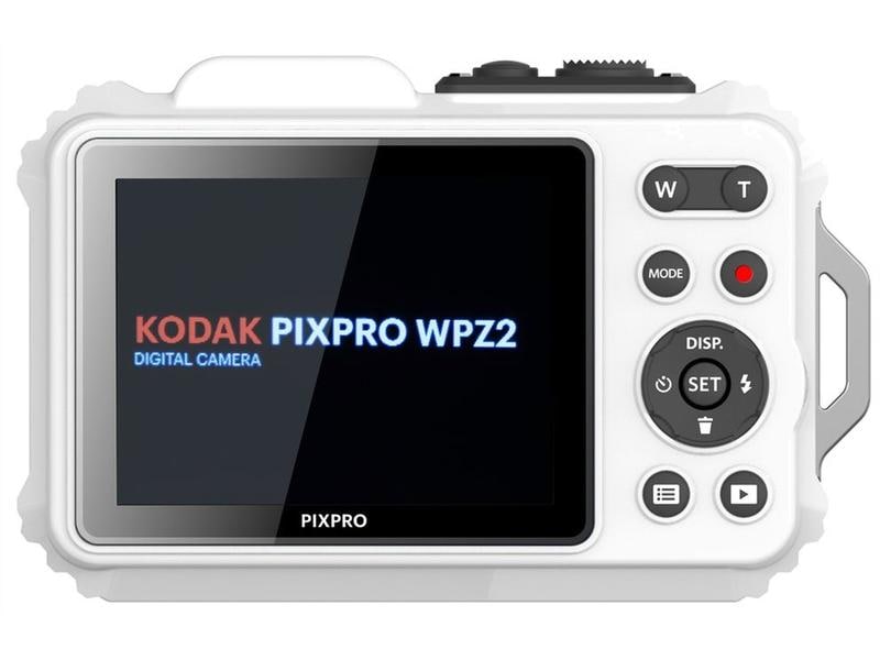 Kodak Unterwasserkamera PixPro WPZ2 Weiss Wasser-, stoss- und staubdichte, Point & Shoot-Kamera