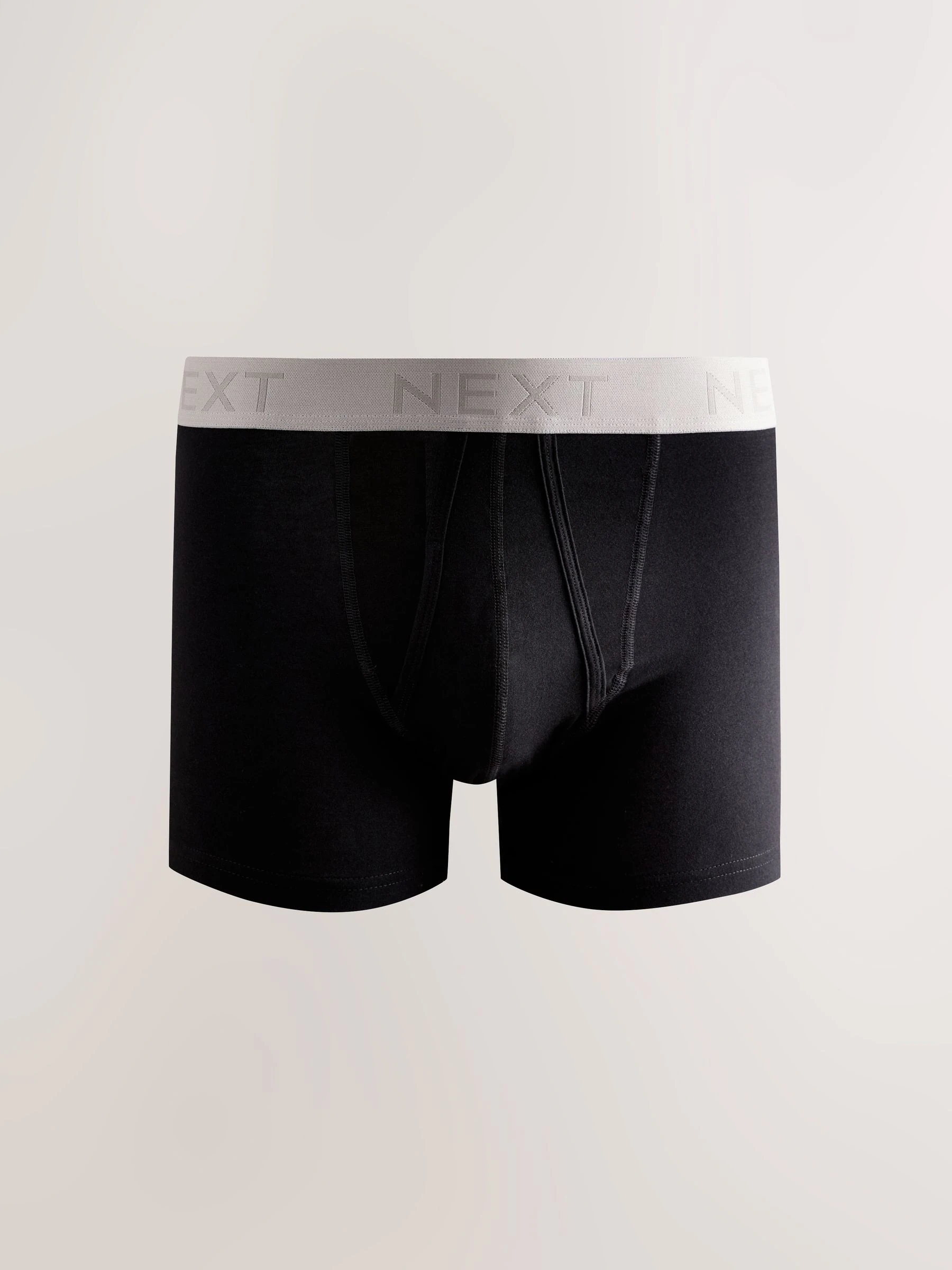 Zwarte neutrale taillebanden - 8 Boxershorts zonder plooi