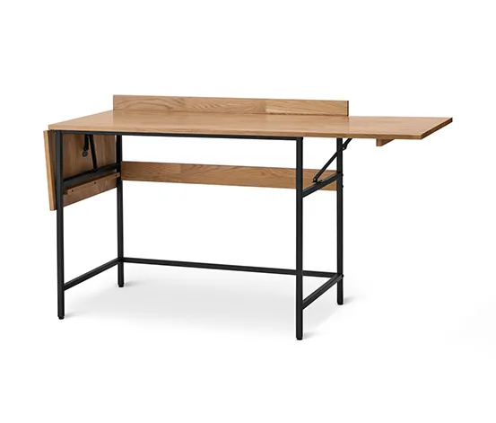 Erweiterbarer Schreibtisch aus Massivholz