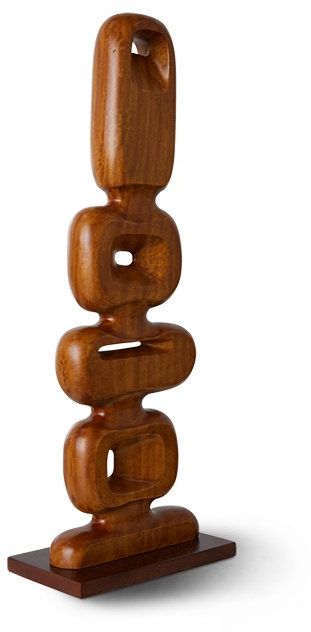 HKLIVING   Wooden Sculpture