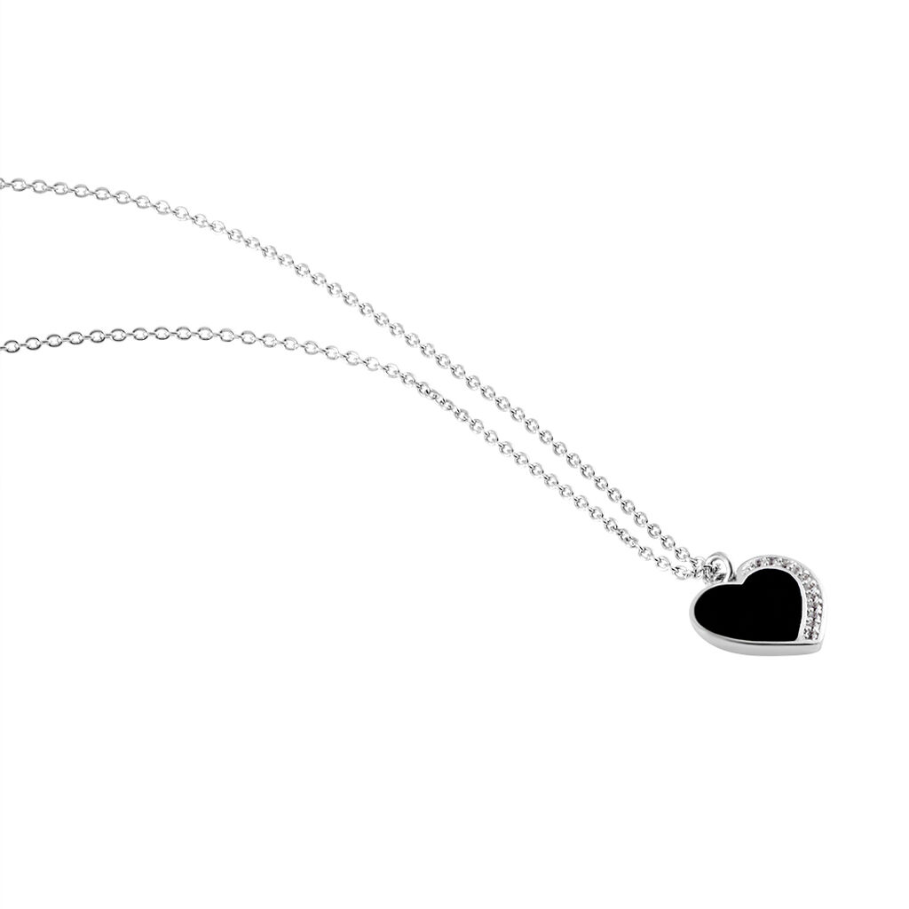 Collier Argent Leonilo Oxydes De Zirconium