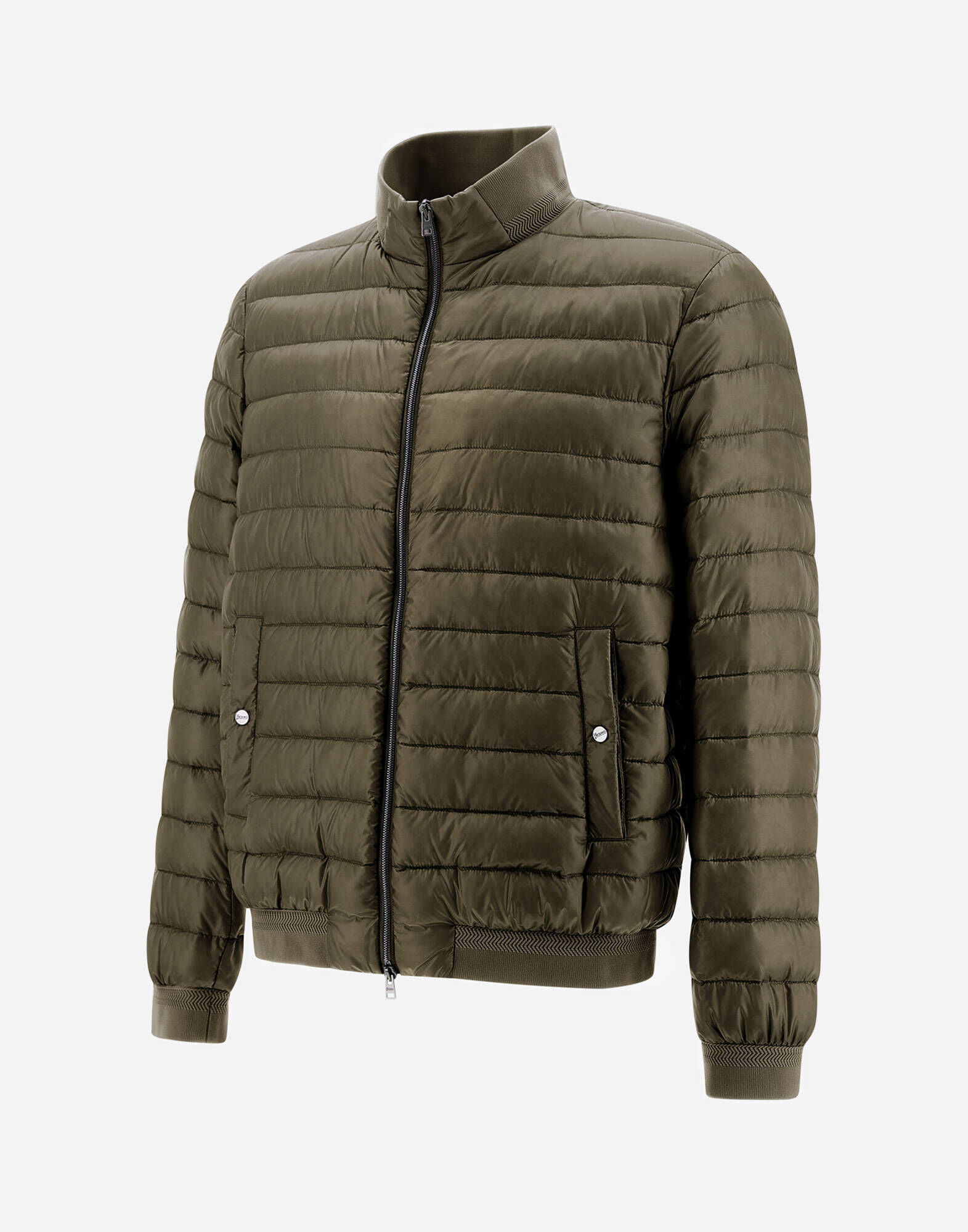 Herno| Herren Bomber-Steppjacke mit Daunen
