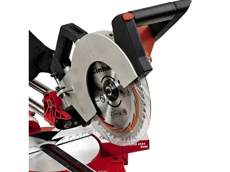 Einhell TE-SM 2534 Dual, 5100 rpm, 45°, 45°, Vekselstrøm, 1800 W, 614 mm