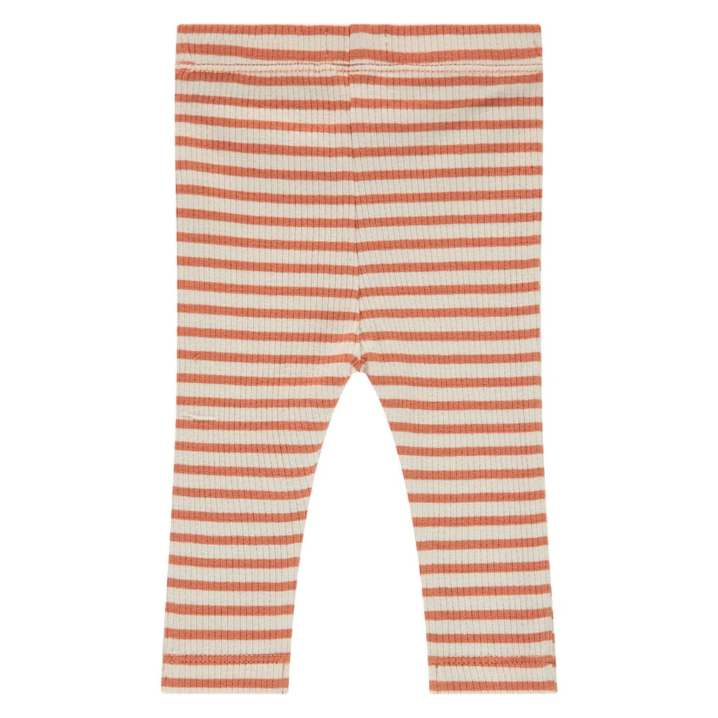 Babyface baby gestreepte regular fit broek terra/ beige
