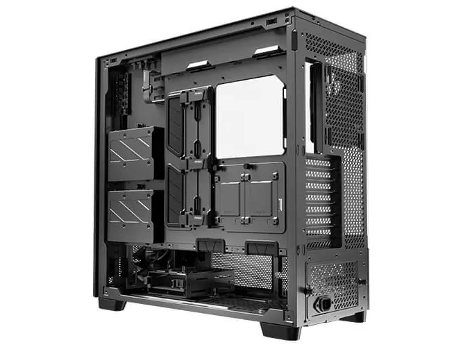 Antec Flux Pro - FT - udvidet ATX - sidepanel med vindue (hærdet glas) - ingen strømforsyning - USB/Lyd