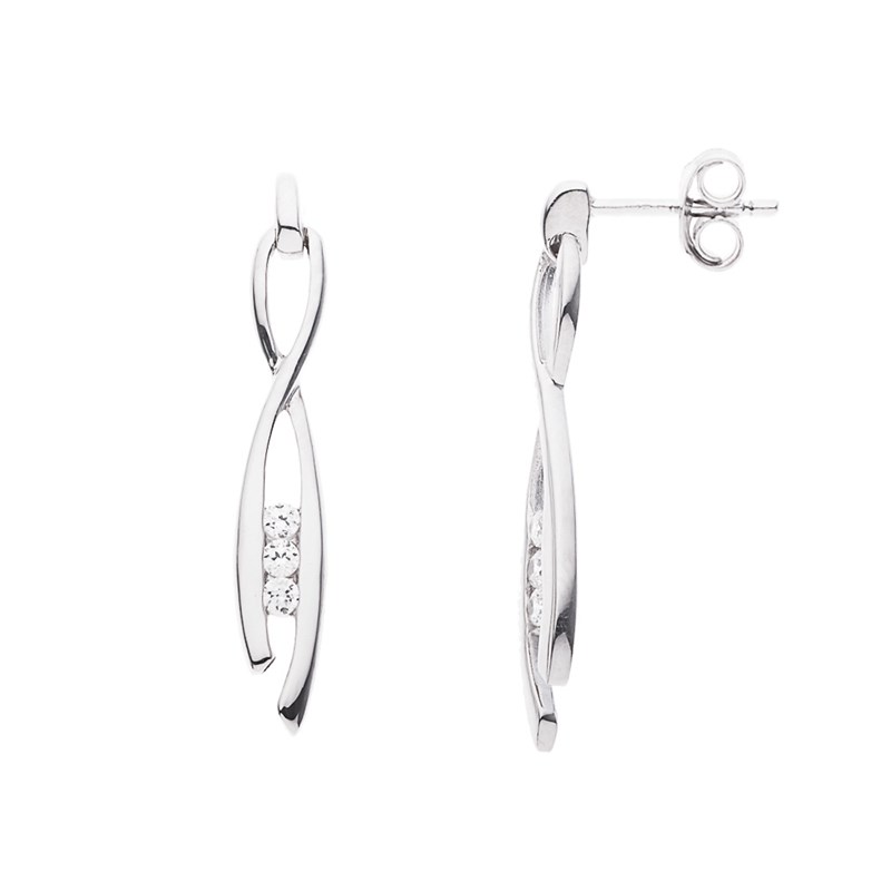Boucles d'Oreilles pendantes - Argent 925