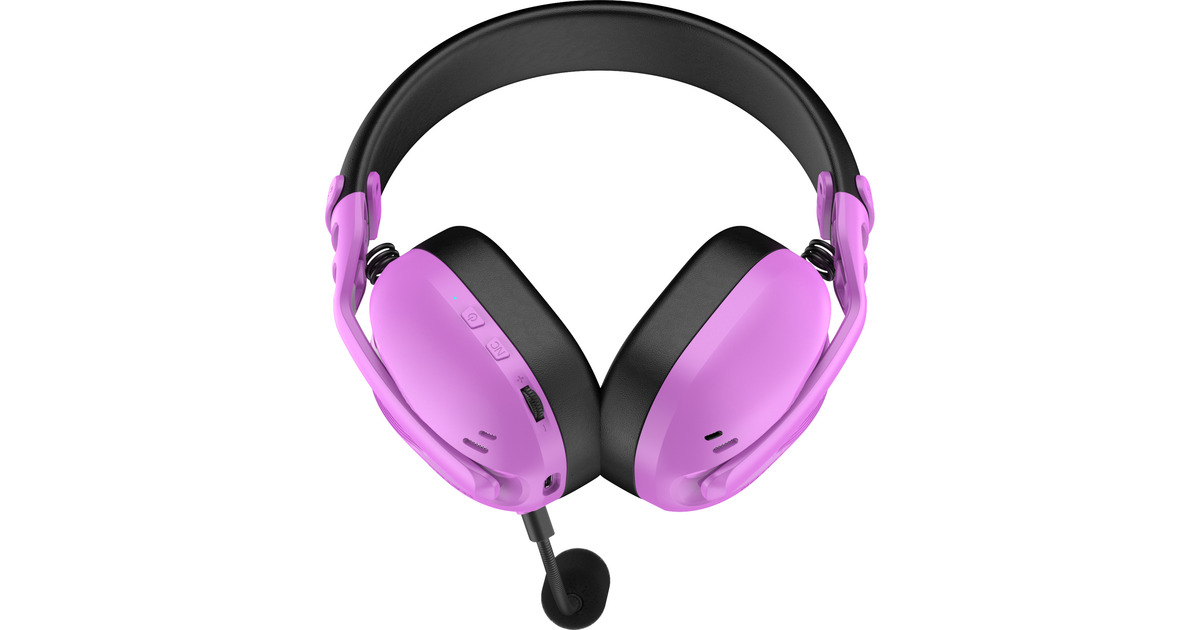 HatorHyperpunk 3 Wireless - Cyber-Violet over-ear gaming headset  (Paars, 2.4GHz / Bluetooth 5.4 / USB-C)