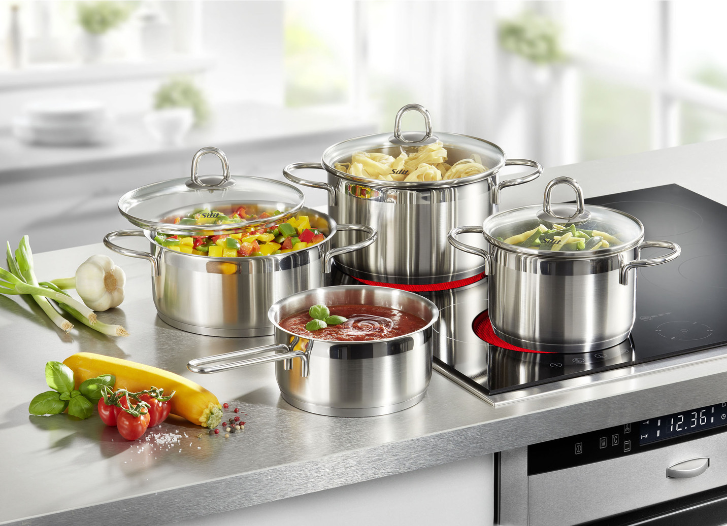 Silit Kochtopf-Set, 7-teilig