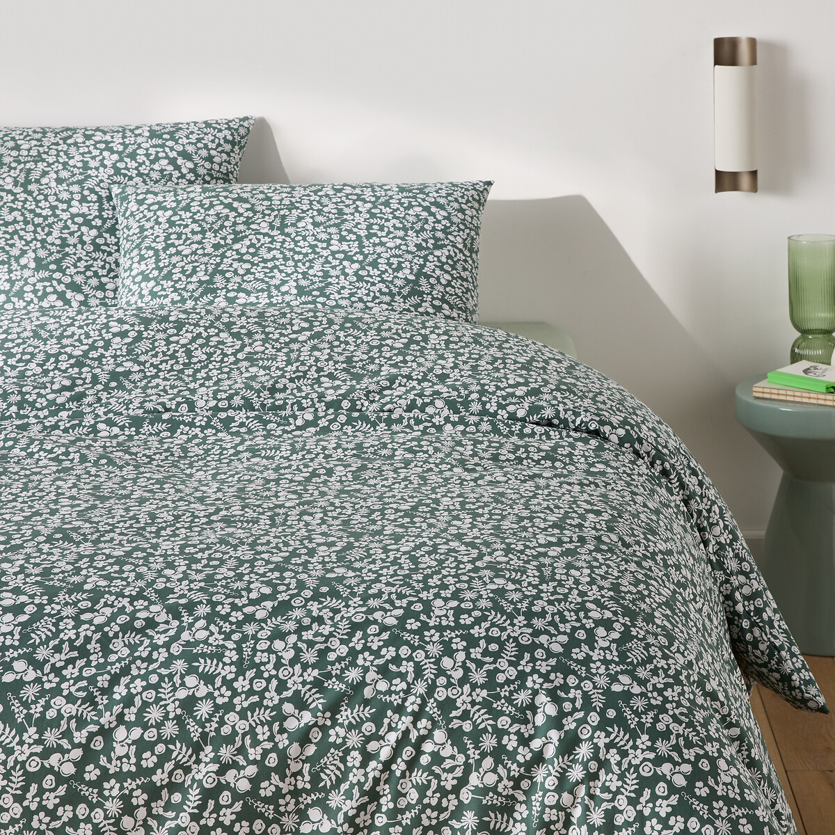 LA REDOUTE INTERIEURS<br>Conjunto de cama em algodão, fronha retangular, Glynis