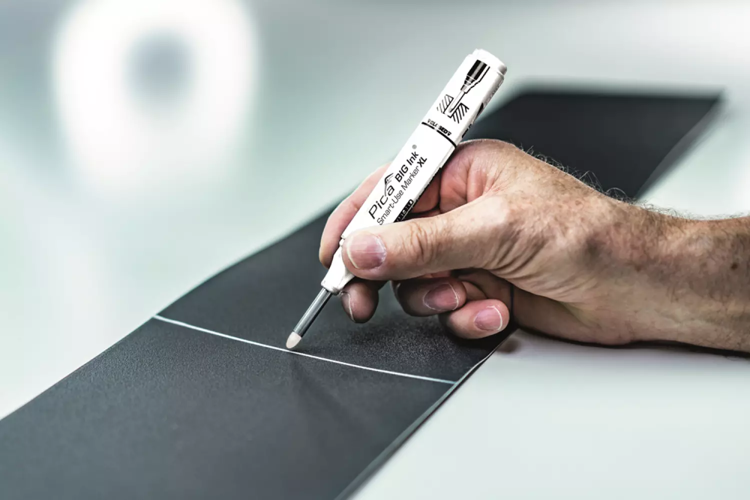 Pica 7052 BIG Ink Markeerstift XL - Wit