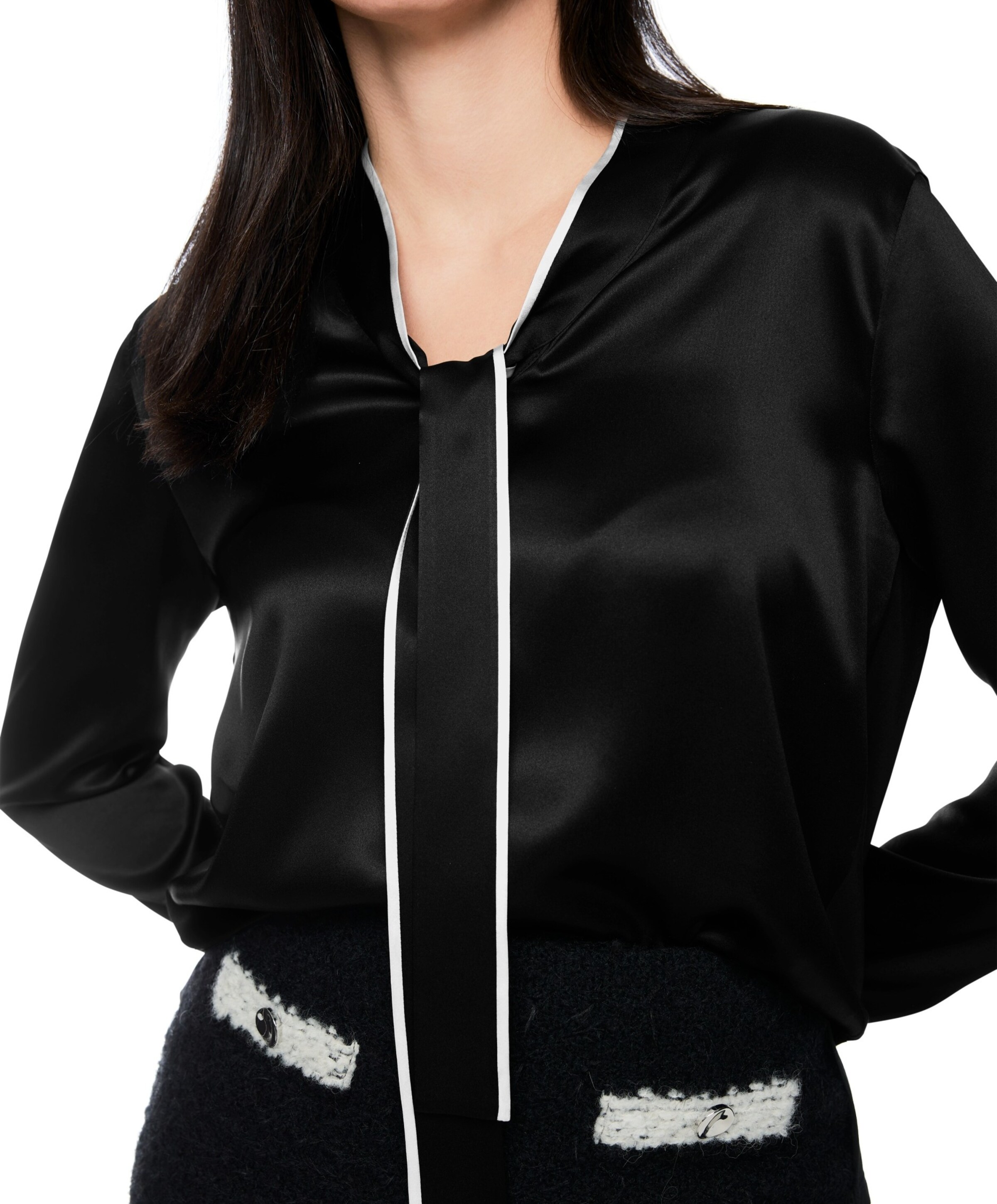 Marc Cain Dames blouse zwart