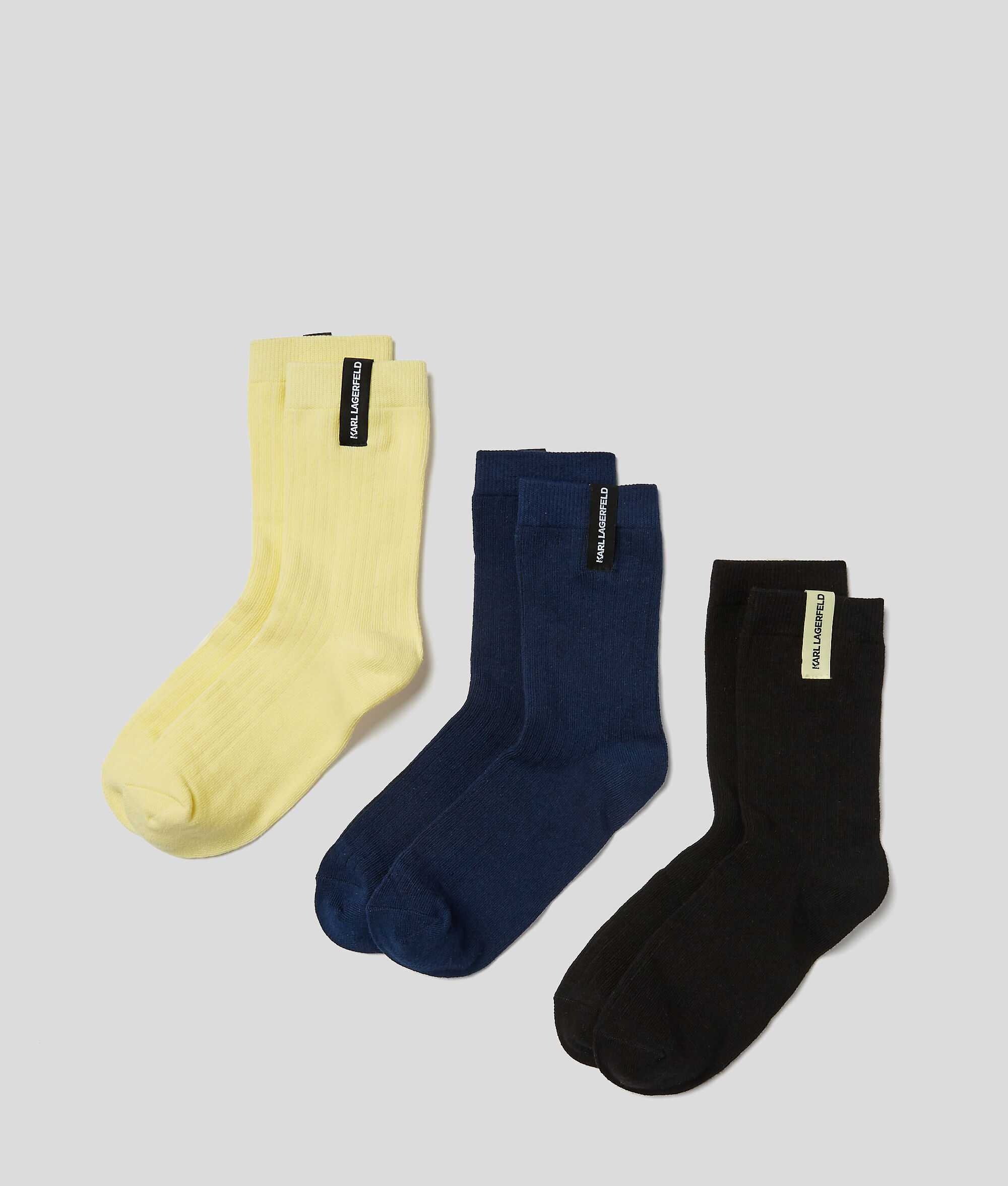 Lot de 3 paires de chaussettes avec étiquette logo K/Essential