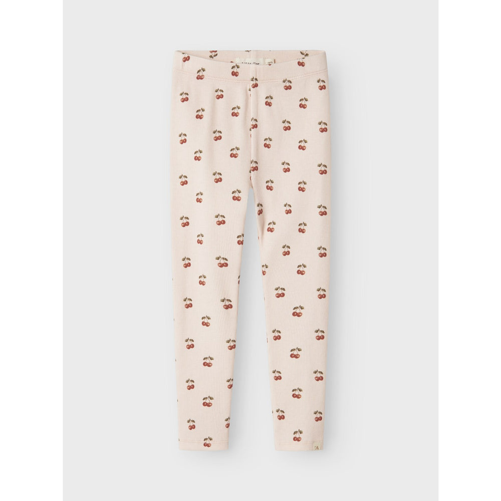 Køb Lil'Atelier Silver Peony Cherry Lavo Elf Slim Leggings