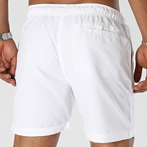 Short De Bain Logo Blanc