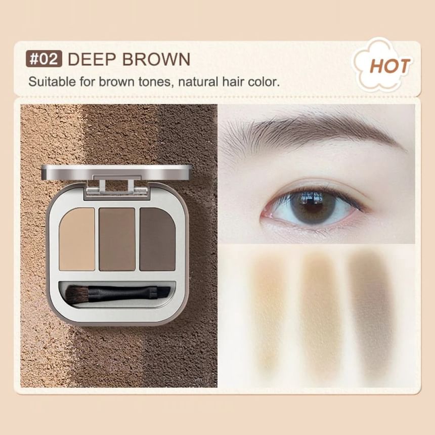 Judydoll - 3 Shade Eyebrow Powder - 2 kleuren (2-3)