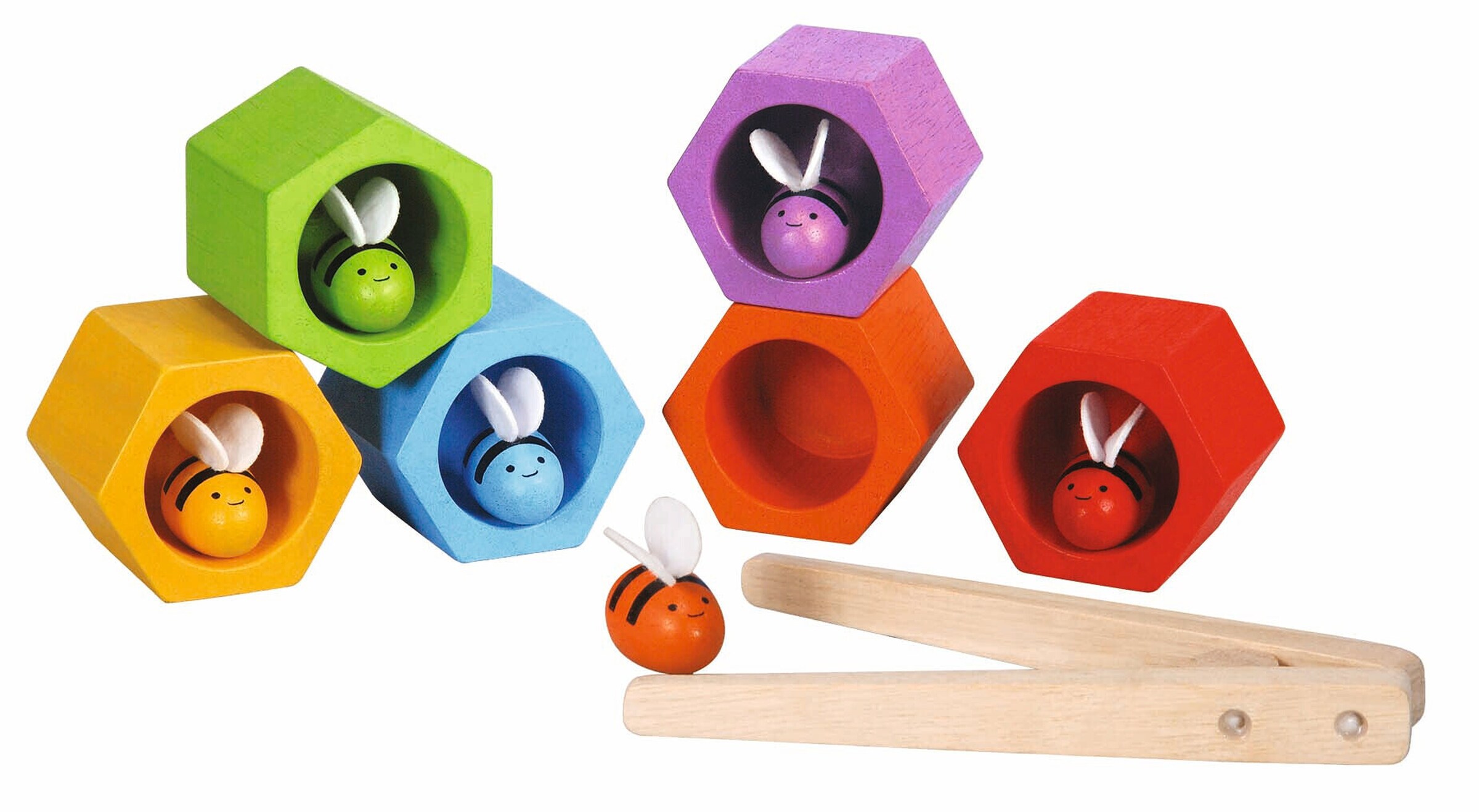 PlanToys Geschicklichkeitsspiel Bienenwaben