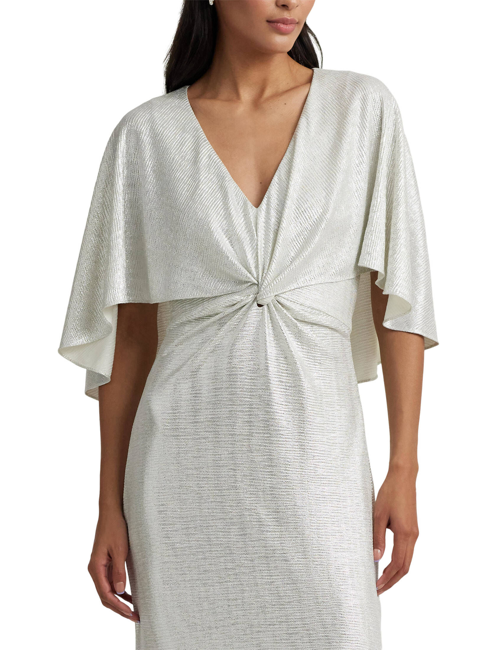 Lauren Ralph Lauren| Damen Cape-Abendkleid