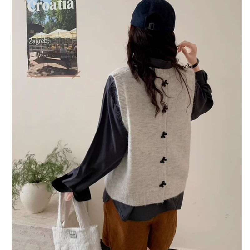 staybabes - Ronde hals trui met kersenmotief