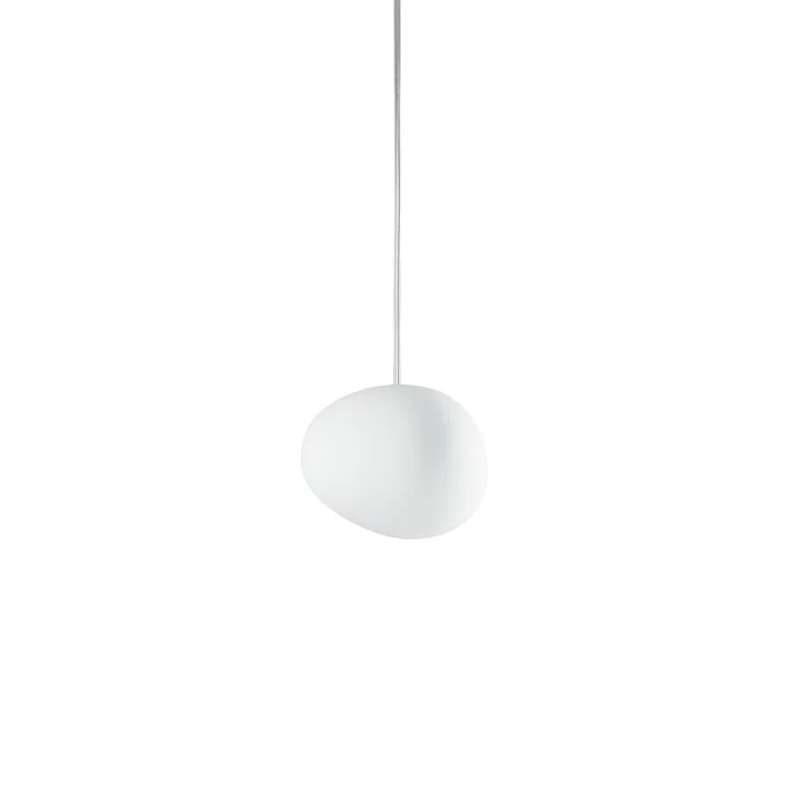 Foscarini - Gregg Pendelleuchte, piccola, weiss / weiss