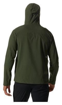 Veste Imperméable Mountain Hardwear New Stretch Ozonic Vert Homme