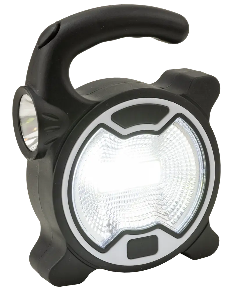 BRIGHT DESIGN Arbejdslampe 2-i-1 sort/hvid