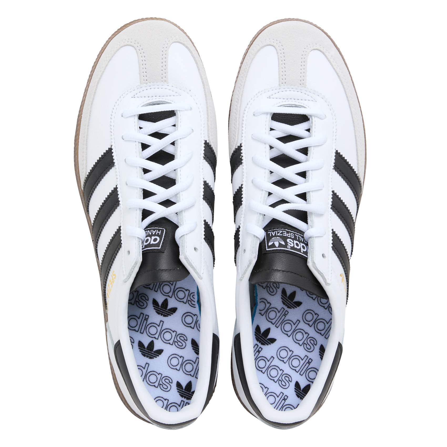 HANDBALL SPEZIAL - Baskets basses en cuir velours HANDBALL SPEZIAL | Blanc