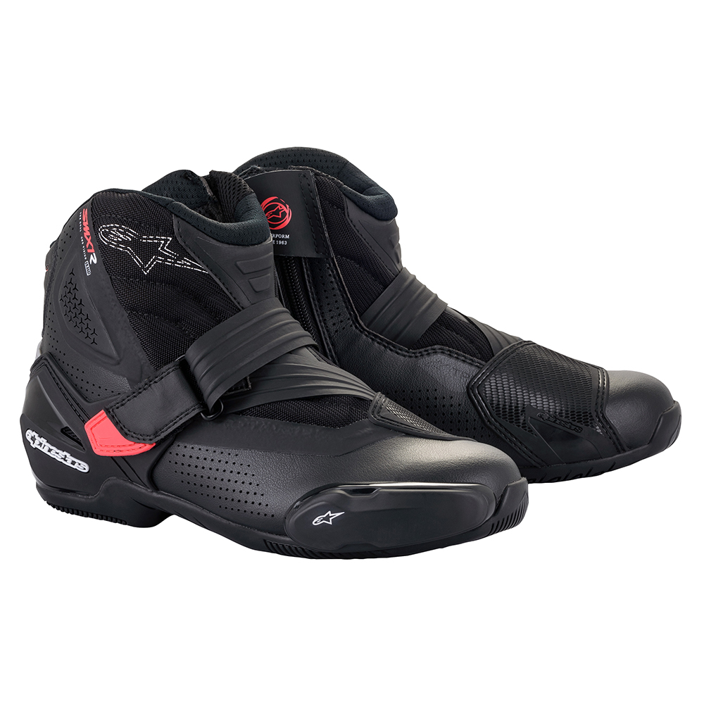 Alpinestars - Demi-bottes femme Stella SMX-1 R V2 Vented Noir / Rose