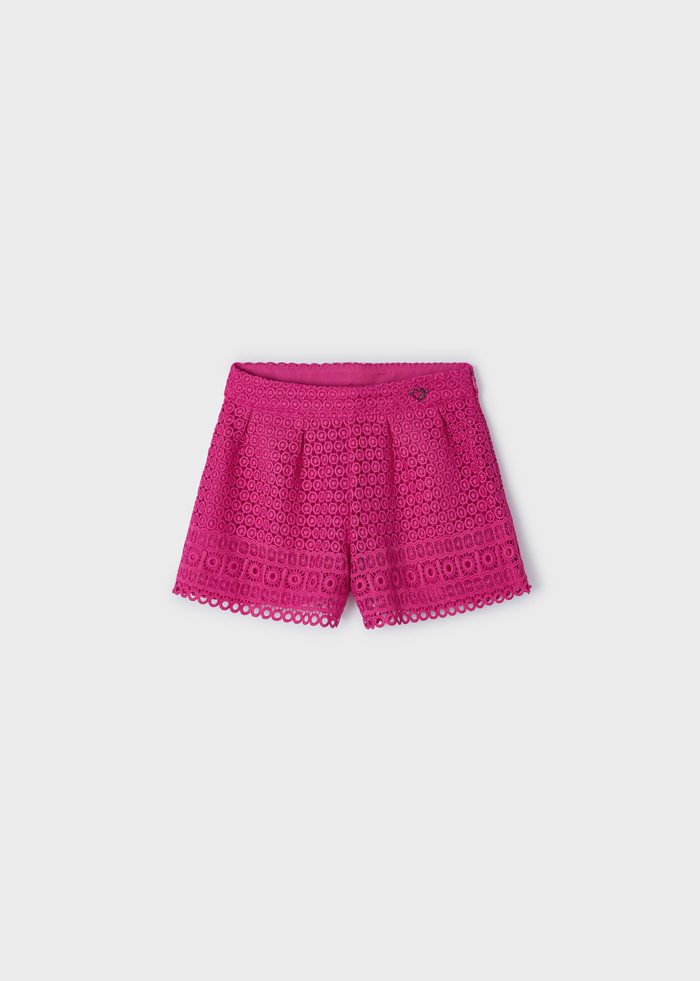 Calções de guipure para menina de ágata