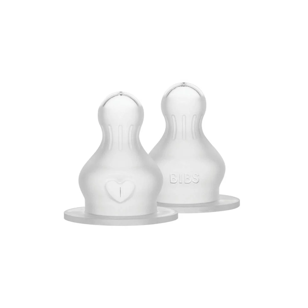 BIBS Flessenspeen - Silicone - Fast Flow (2 stuks)