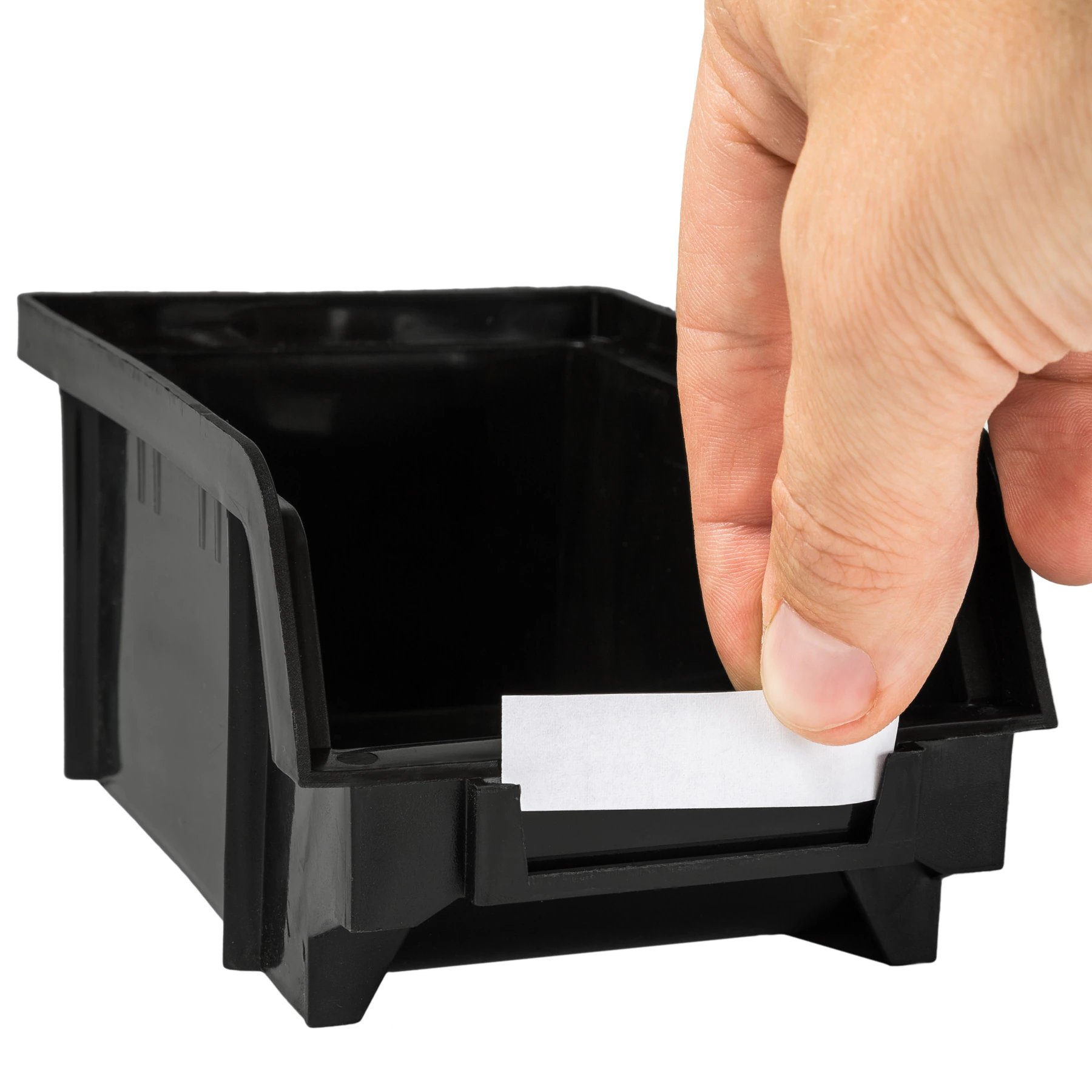 tectake® Wandregal Stapelboxen, 31-teilig, komfortable Eingriffsöffnung, stabile Wandplatte, 64 x 38 x 17,5 cm