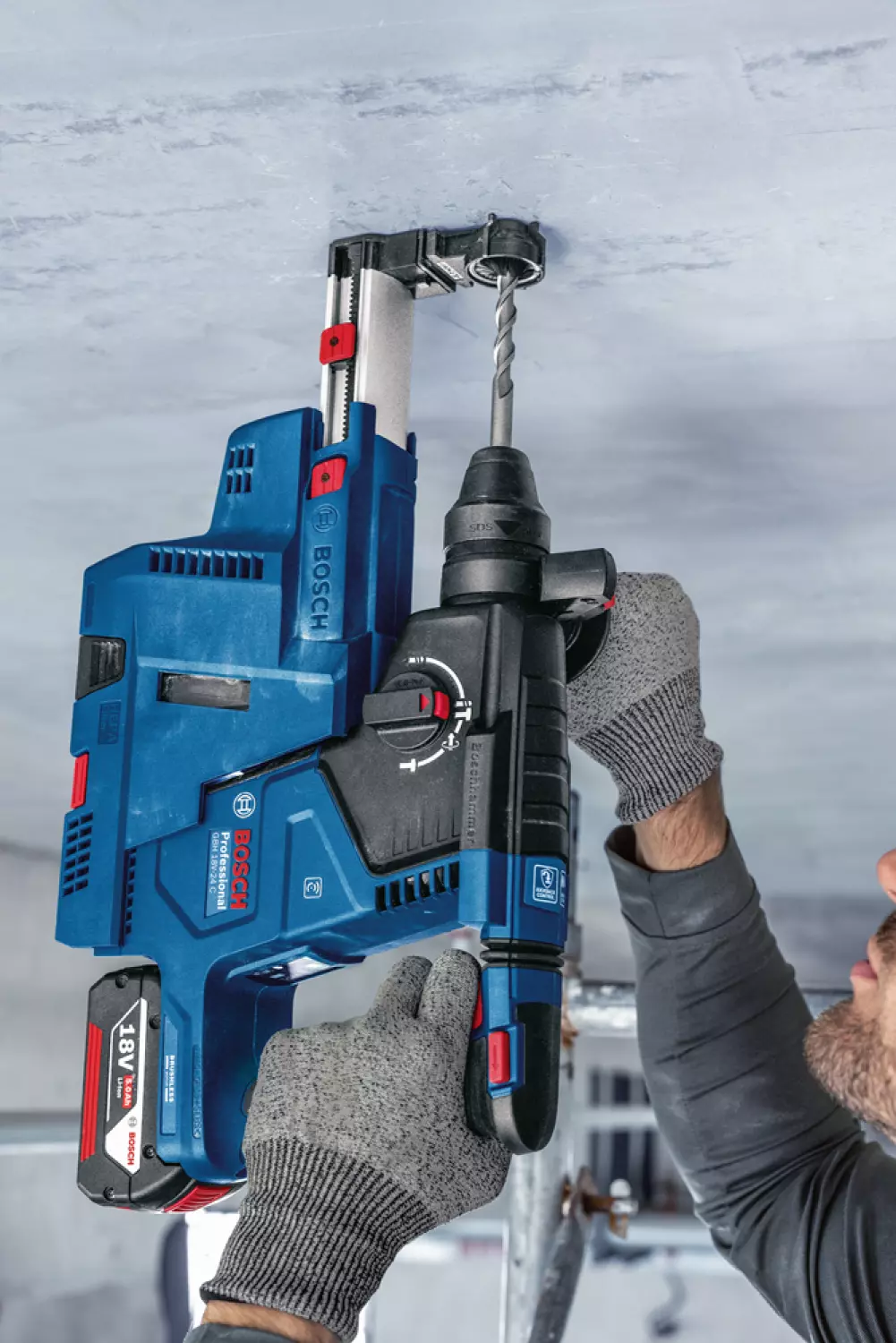 Bosch GBH 18V-24 C 18V Li-ion Accu SDS-Plus boorhamer body - 2,4J - 30 mm
