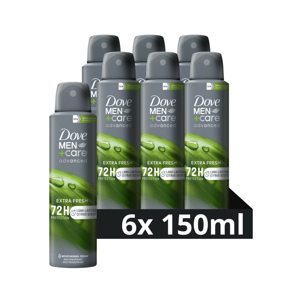 6x Dove Deodorant Men+ Care Extra Fresh150 ml