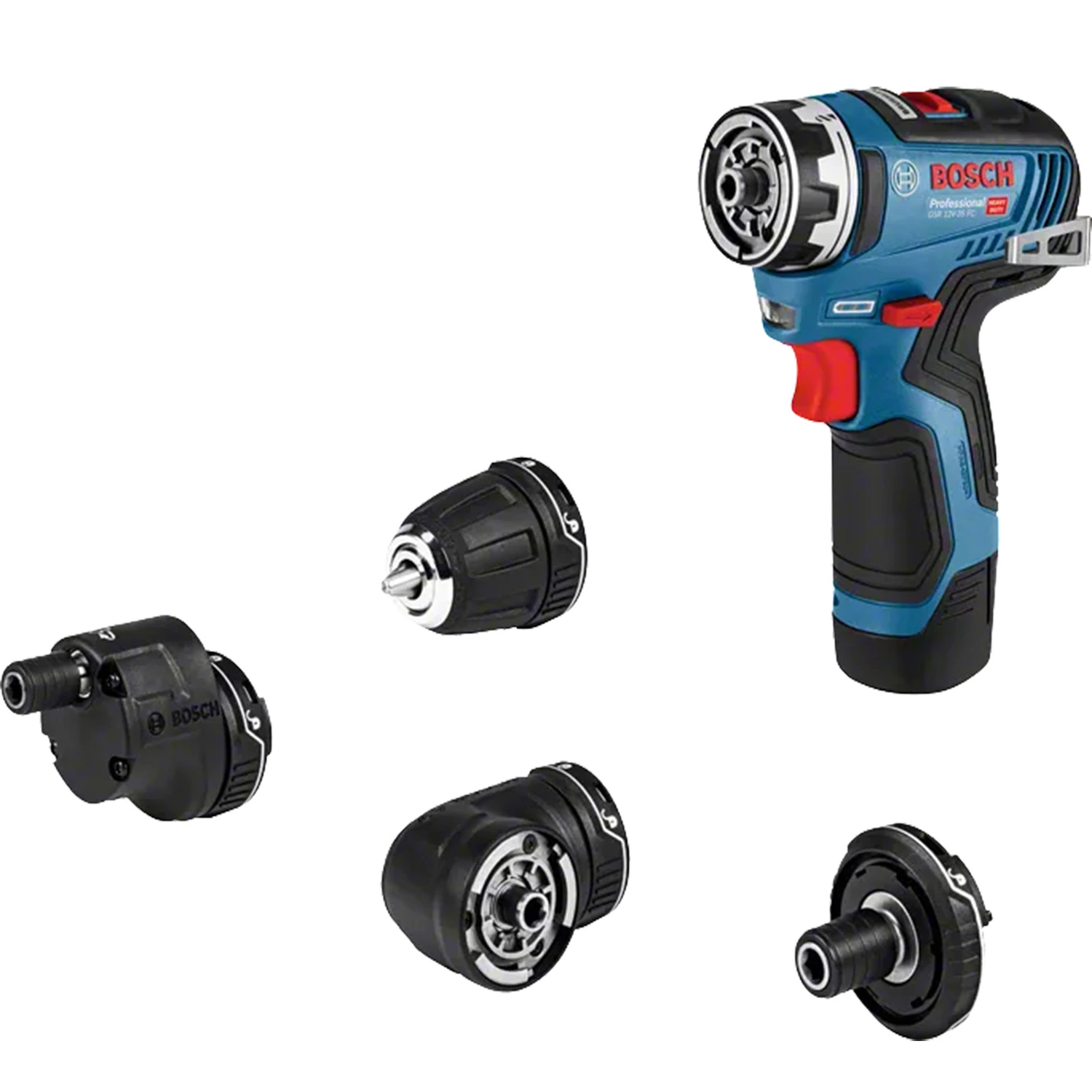 Bosch GSR 12V-35 FC 12V Li-Ion accu schroefboormachine set (2x 3.0Ah) in L-Boxx