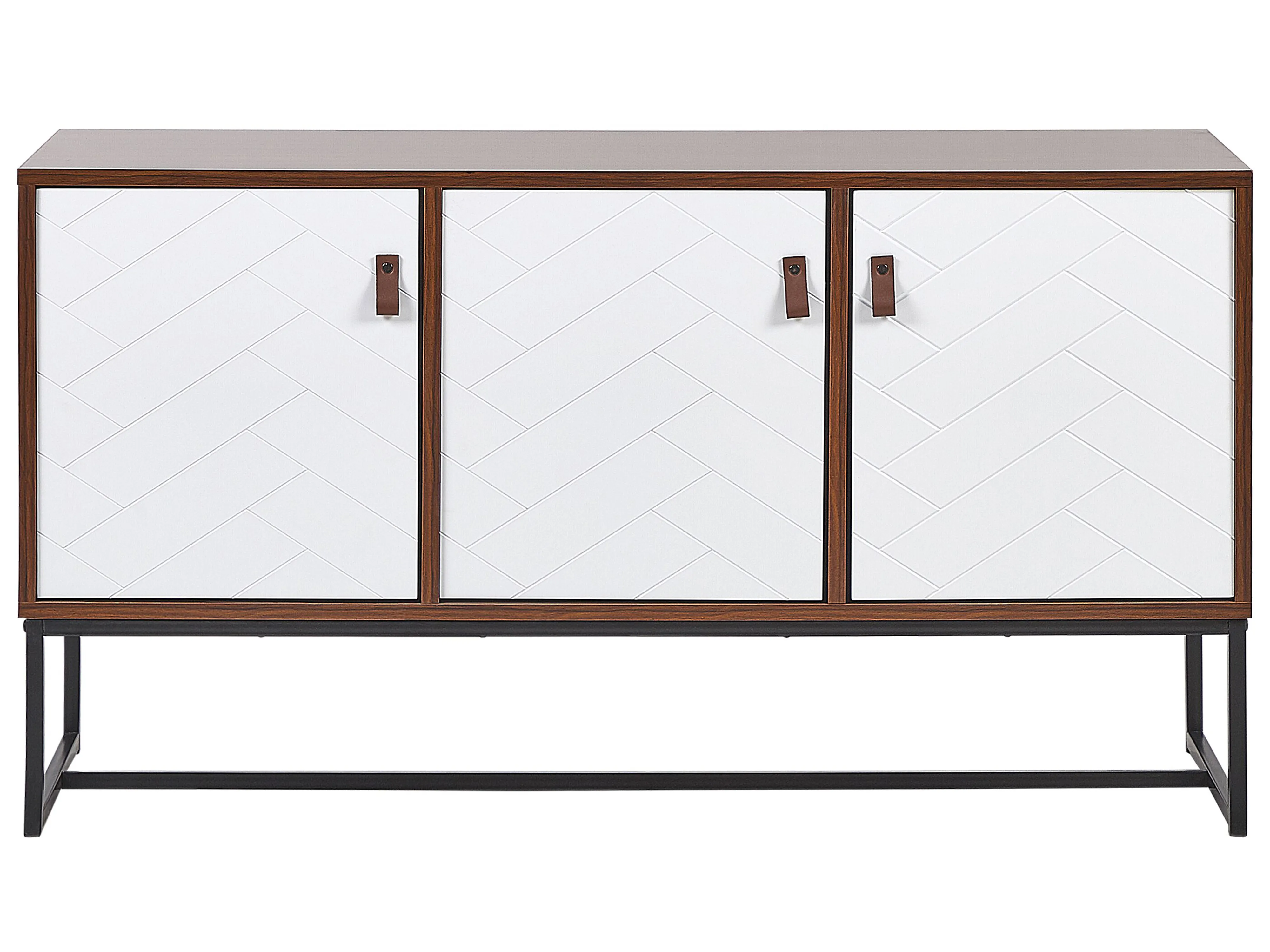 Kast NUEVA Donkerbruin/wit