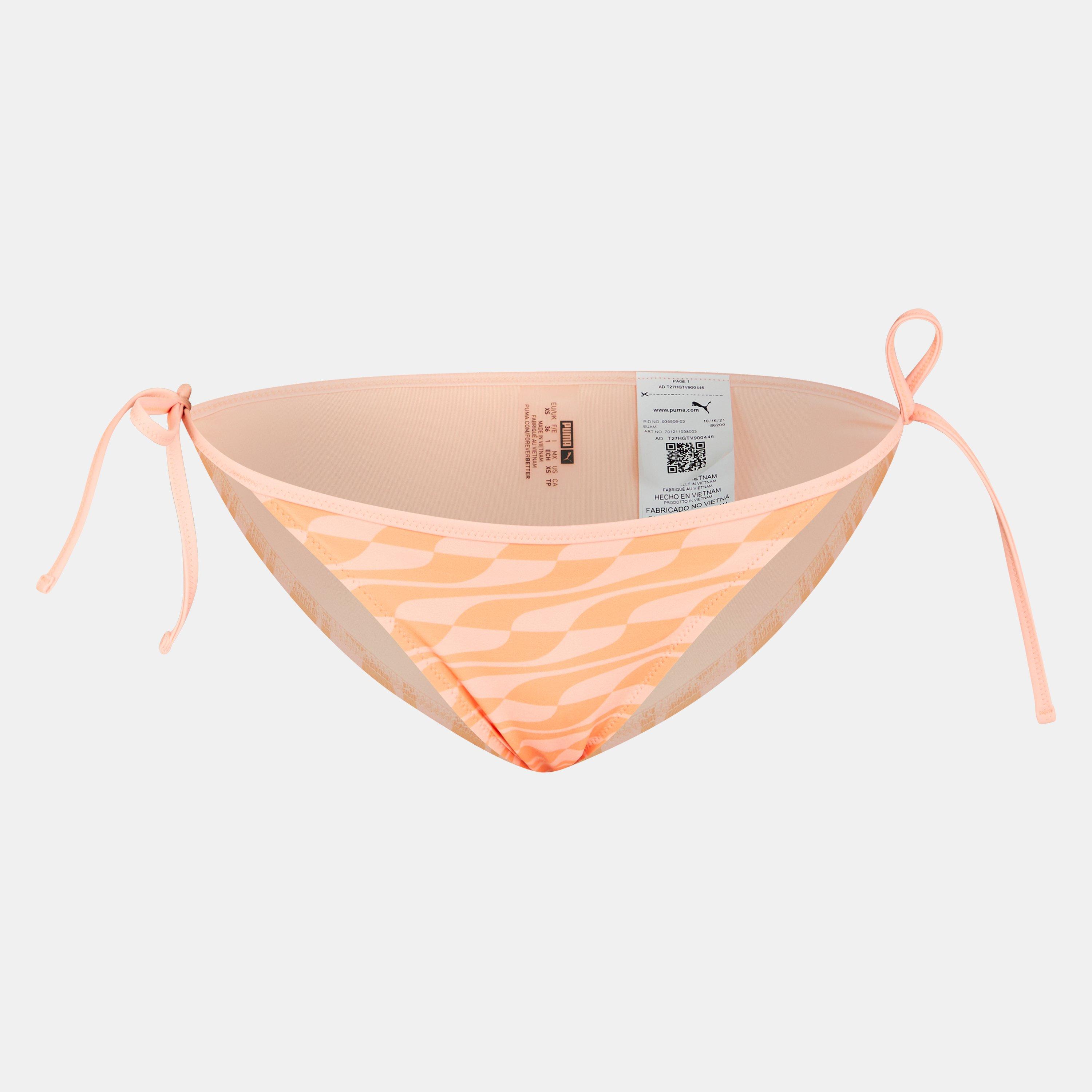 Puma Swimming Foreswim Side Tie Bikini Bottoms Womens